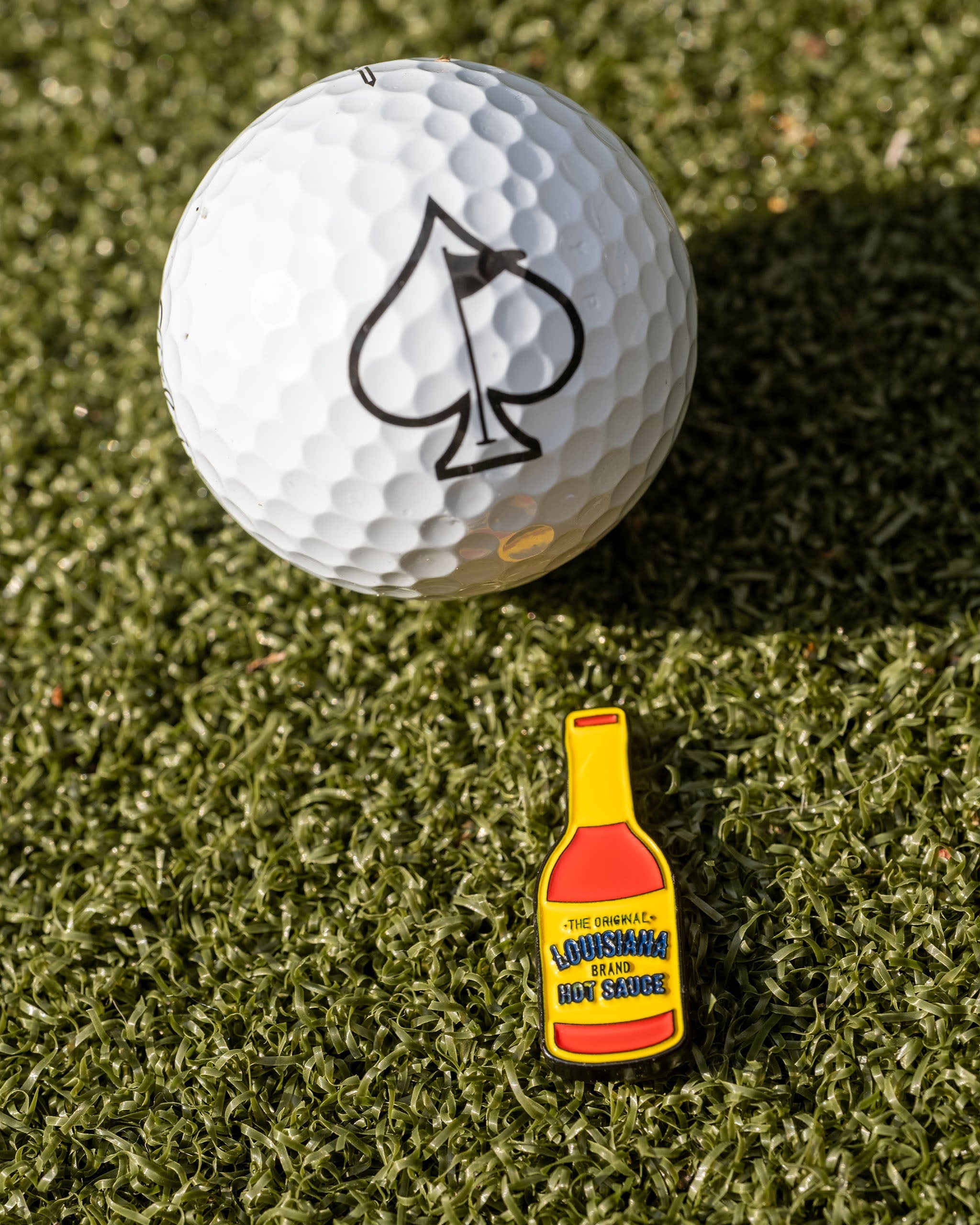 Louisiana Hot Sauce Ball Marker