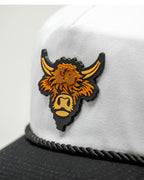 Heritage Rope Hat - Highland Cow - Domino